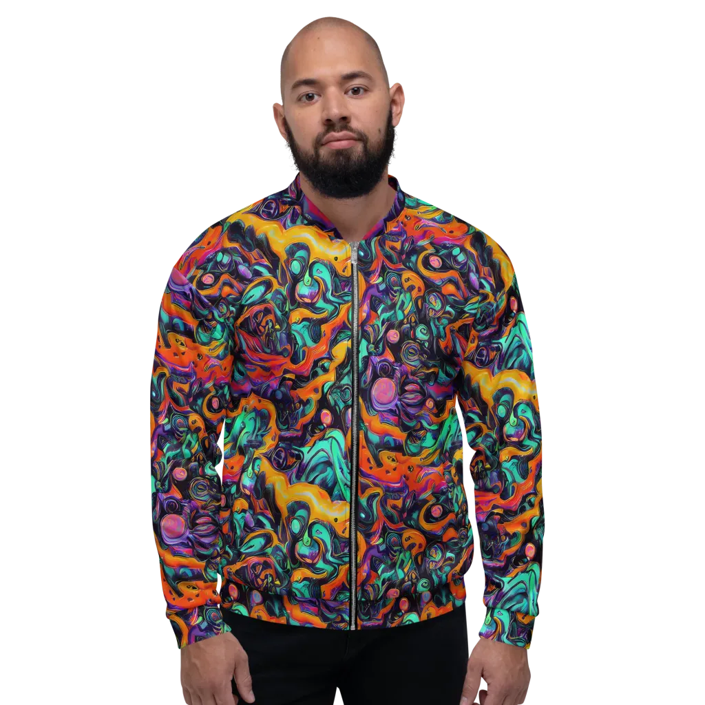Saturated Dreams on Bomber Jacket — Front