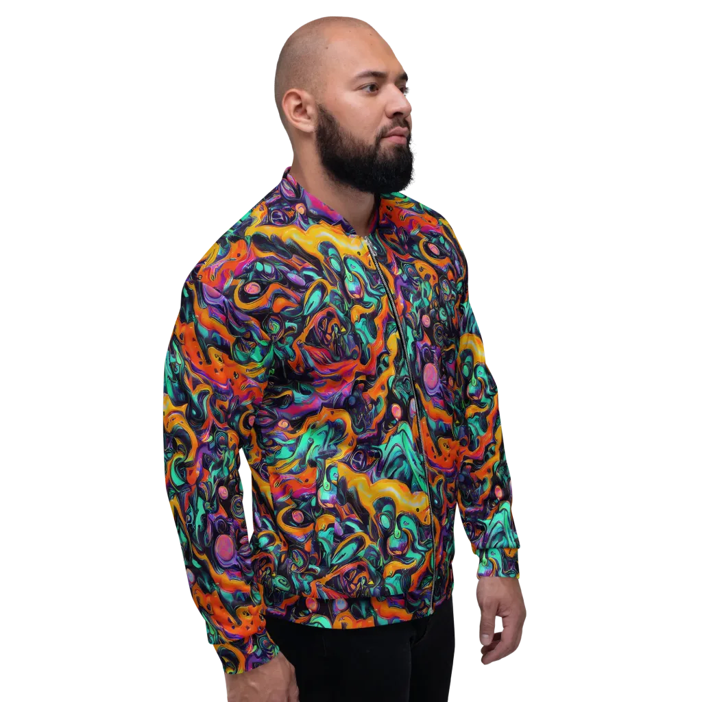 Saturated Dreams on Bomber Jacket — Right