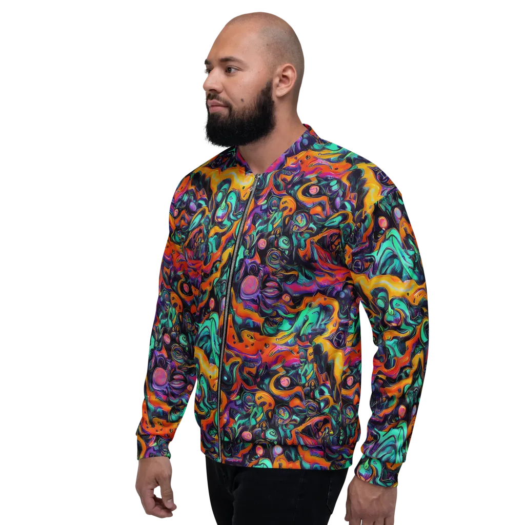 Saturated Dreams on Bomber Jacket — Left