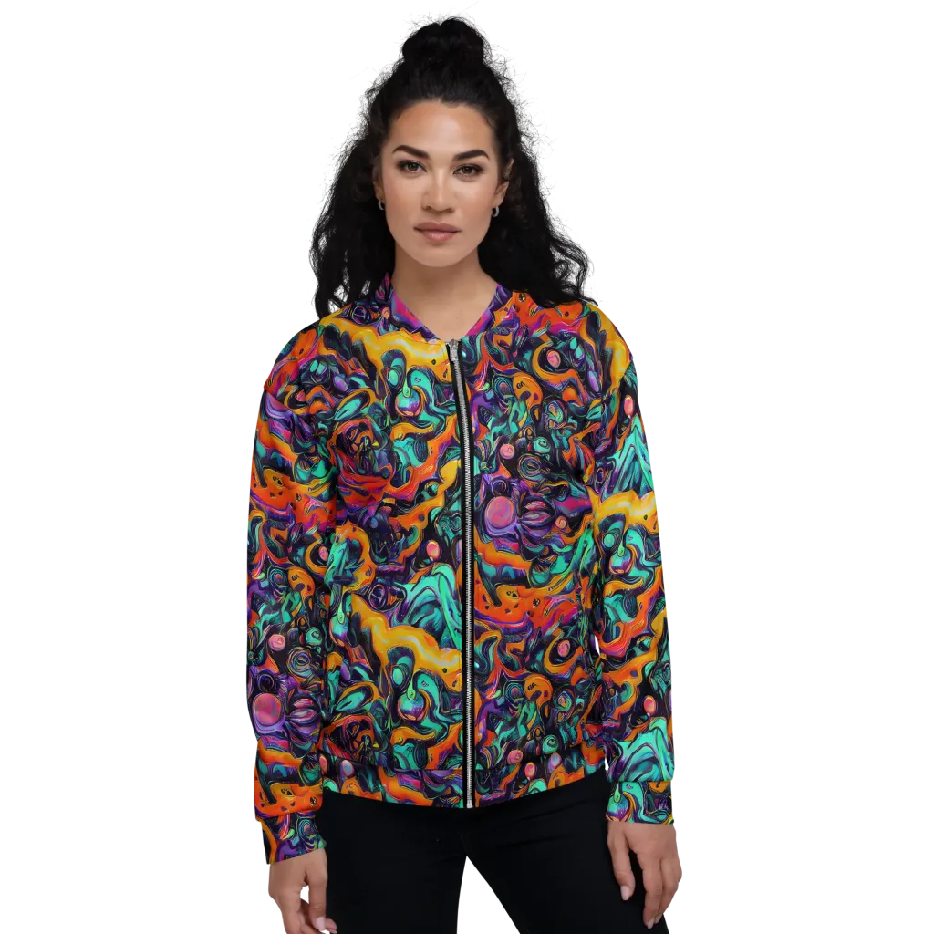 Saturated Dreams on Bomber Jacket — Front