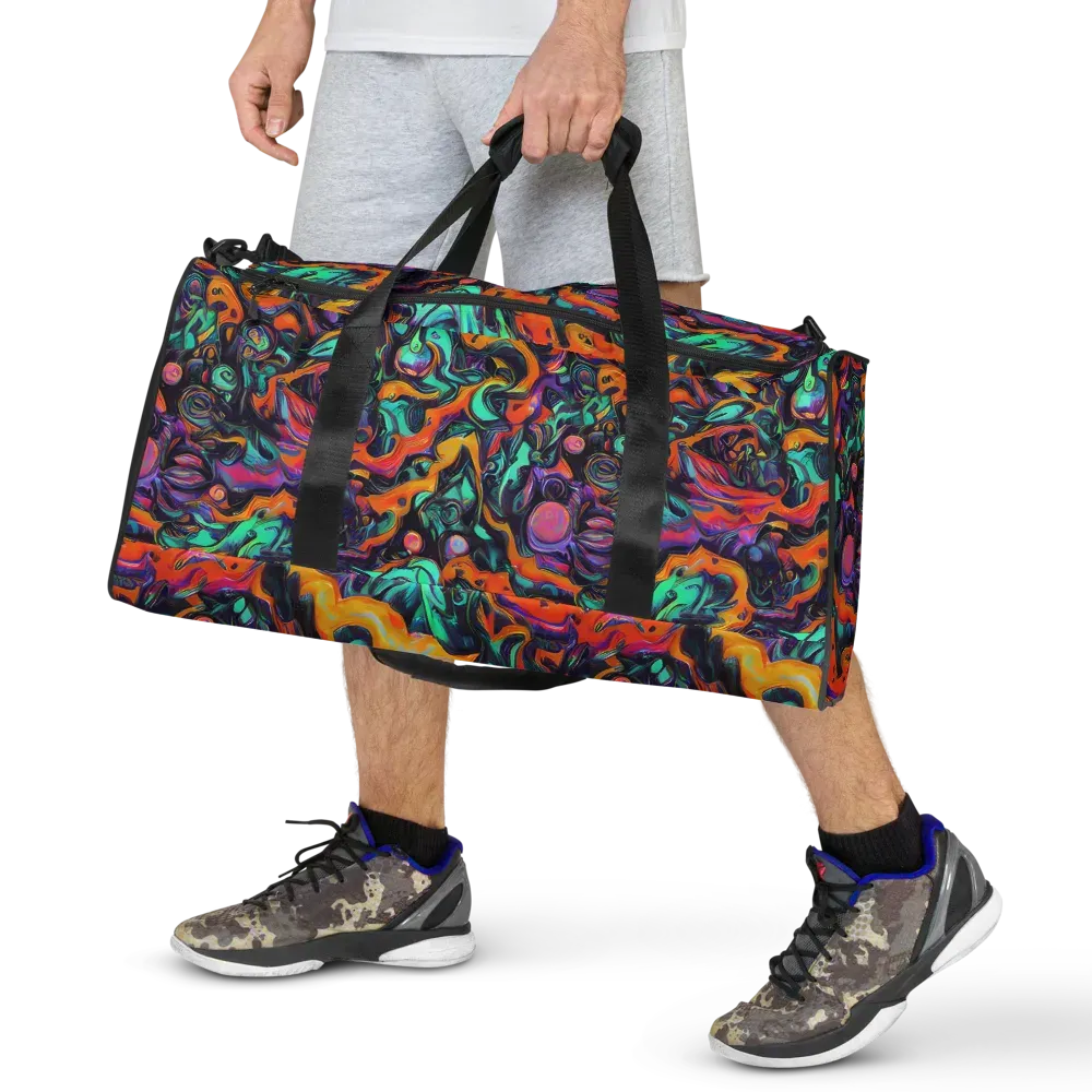 Saturated Dreams on Duffle Bag — Front