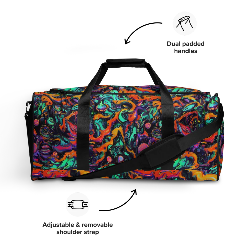 Saturated Dreams on Duffle Bag — Front
