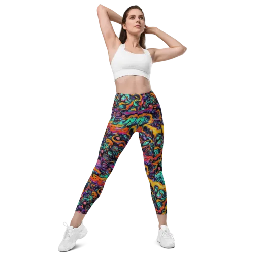 Saturated Dreams on a Leggings with Pockets