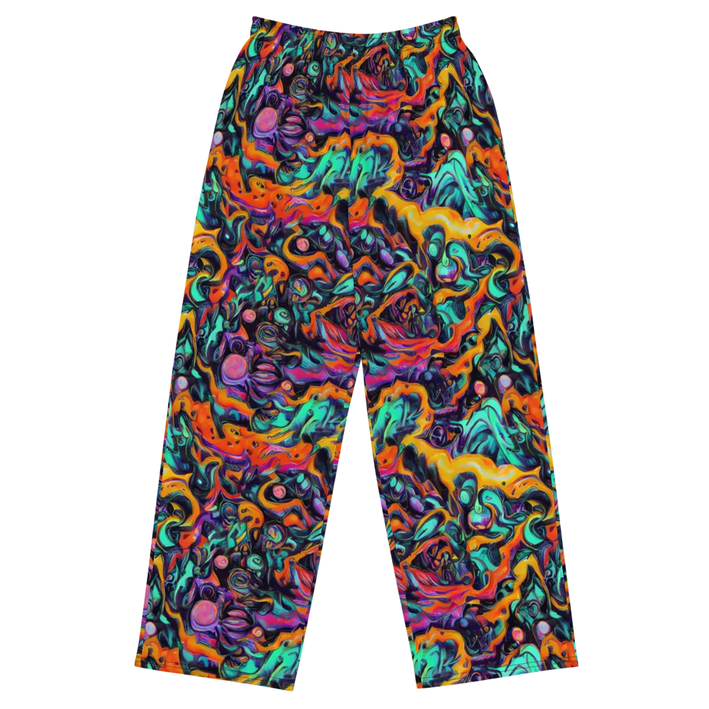 Saturated Dreams on Wide-Leg Pants — Front