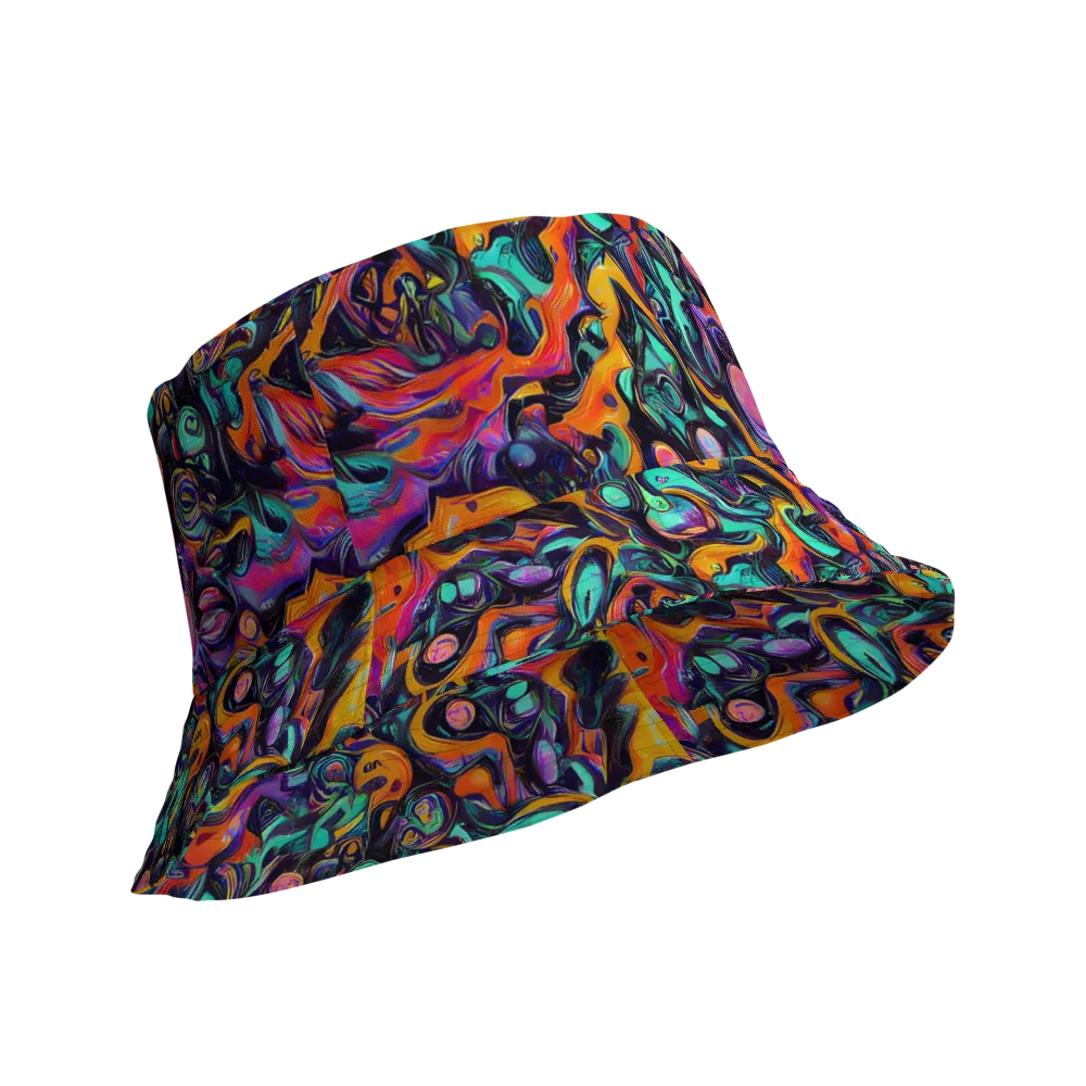 Saturated Dreams on Reversible Bucket Hat — Product details Outside