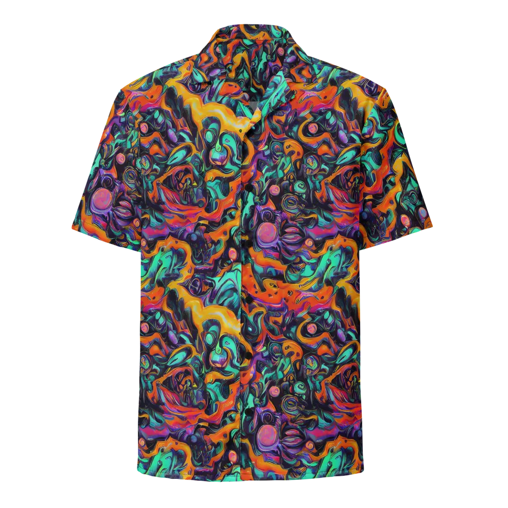Saturated Dreams on Button Shirt — Front