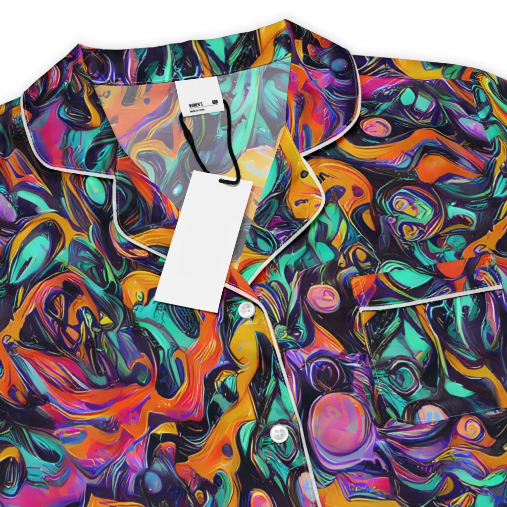 Saturated Dreams on Women's Short Sleeve Pajama Top — Product details