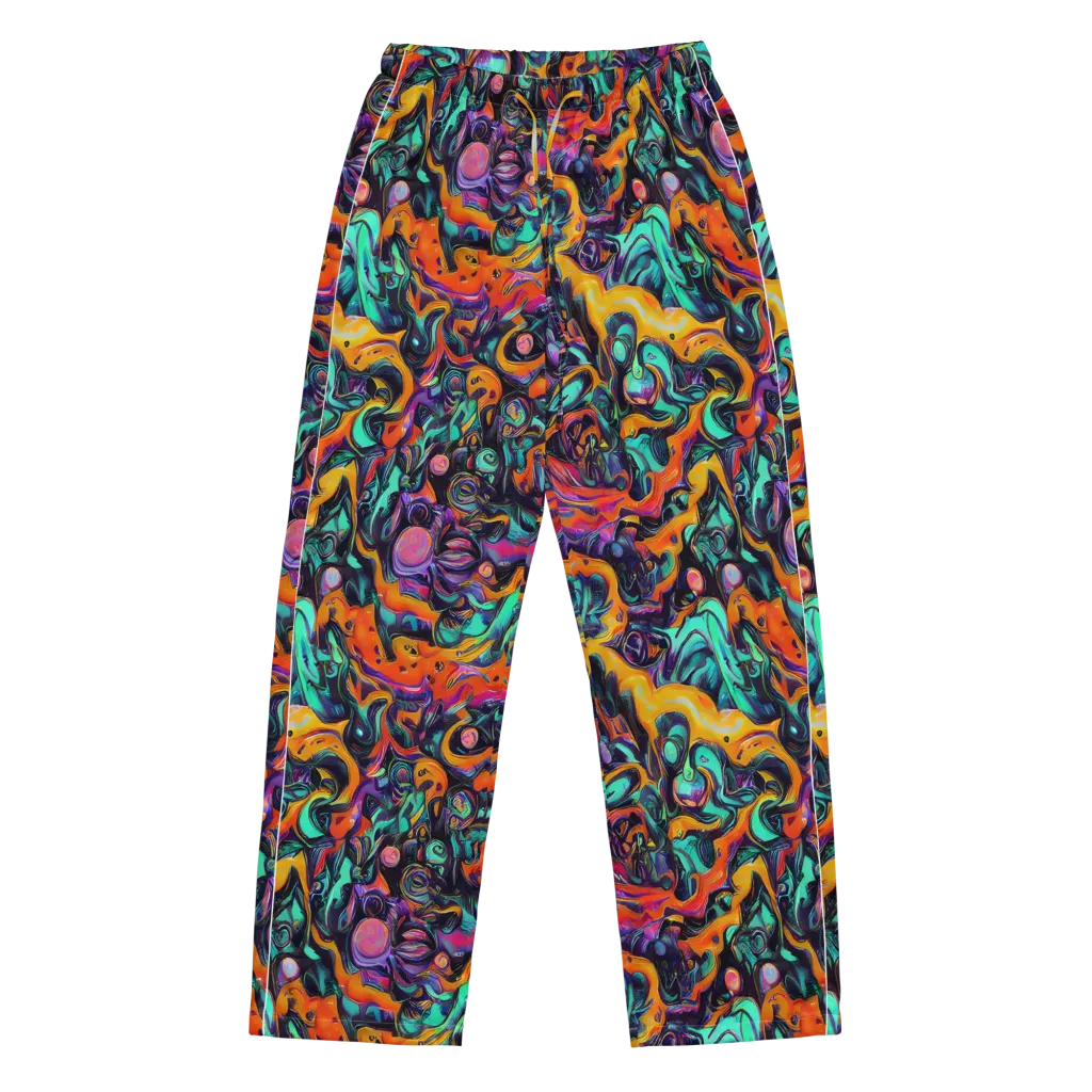 Saturated Dreams on Women's Pajama Pants — Front