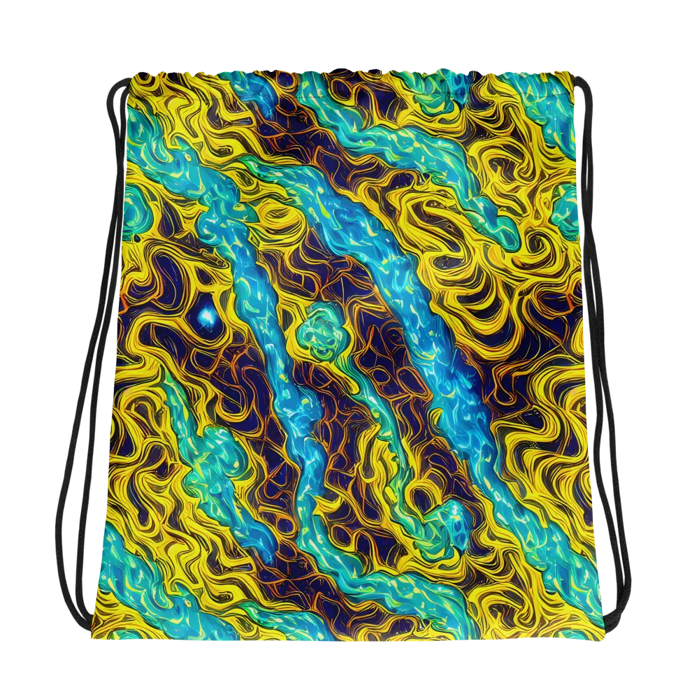 Liquid Gold Rush on Drawstring Bag — Photo