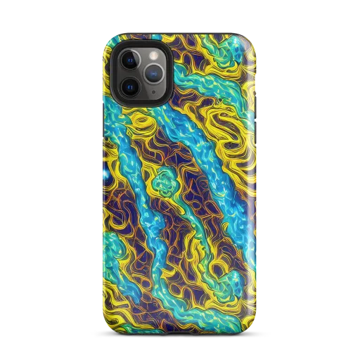 Liquid Gold Rush on a Tough Case for iPhone®