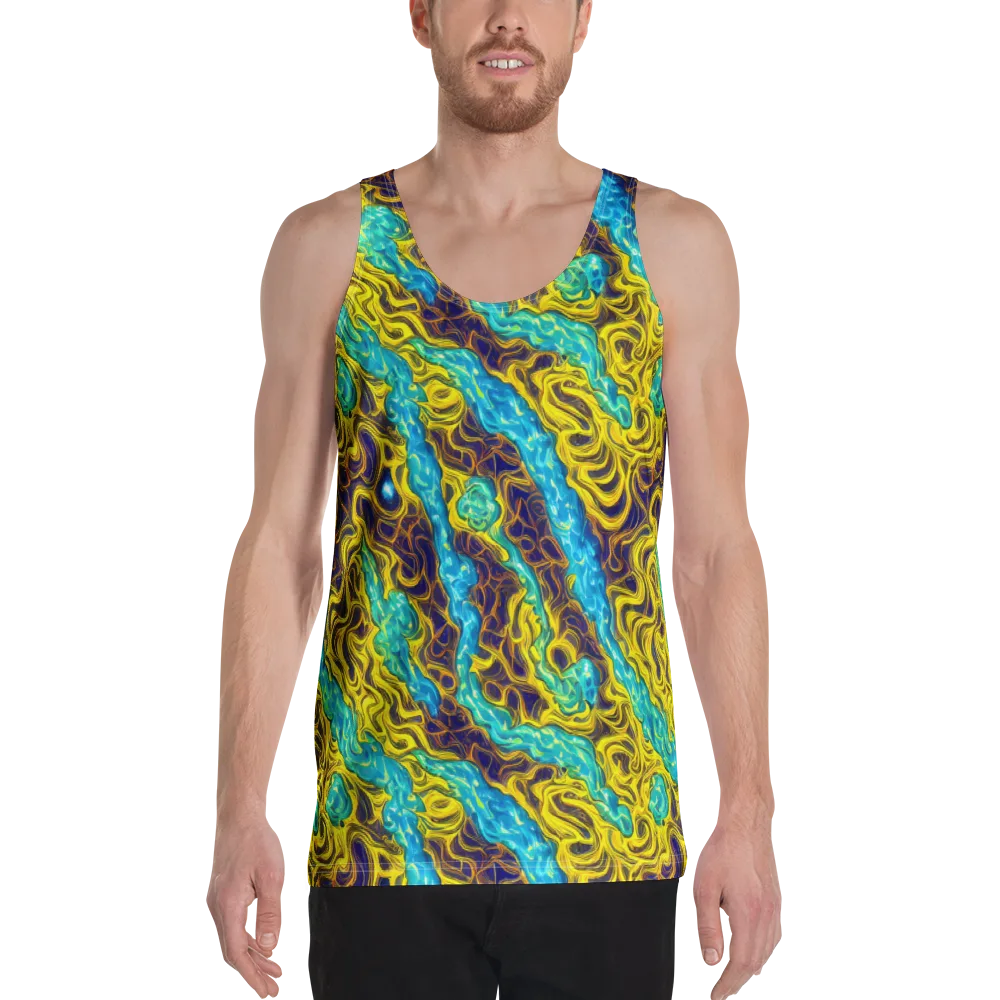 Liquid Gold Rush on Men's Tank Top — Front