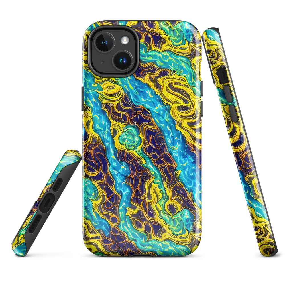 Liquid Gold Rush on MagSafe Tough Case for iPhone® — Front
