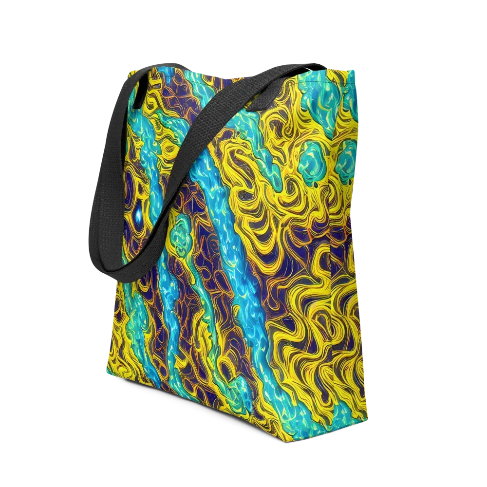 Liquid Gold Rush on Tote Bag — Front