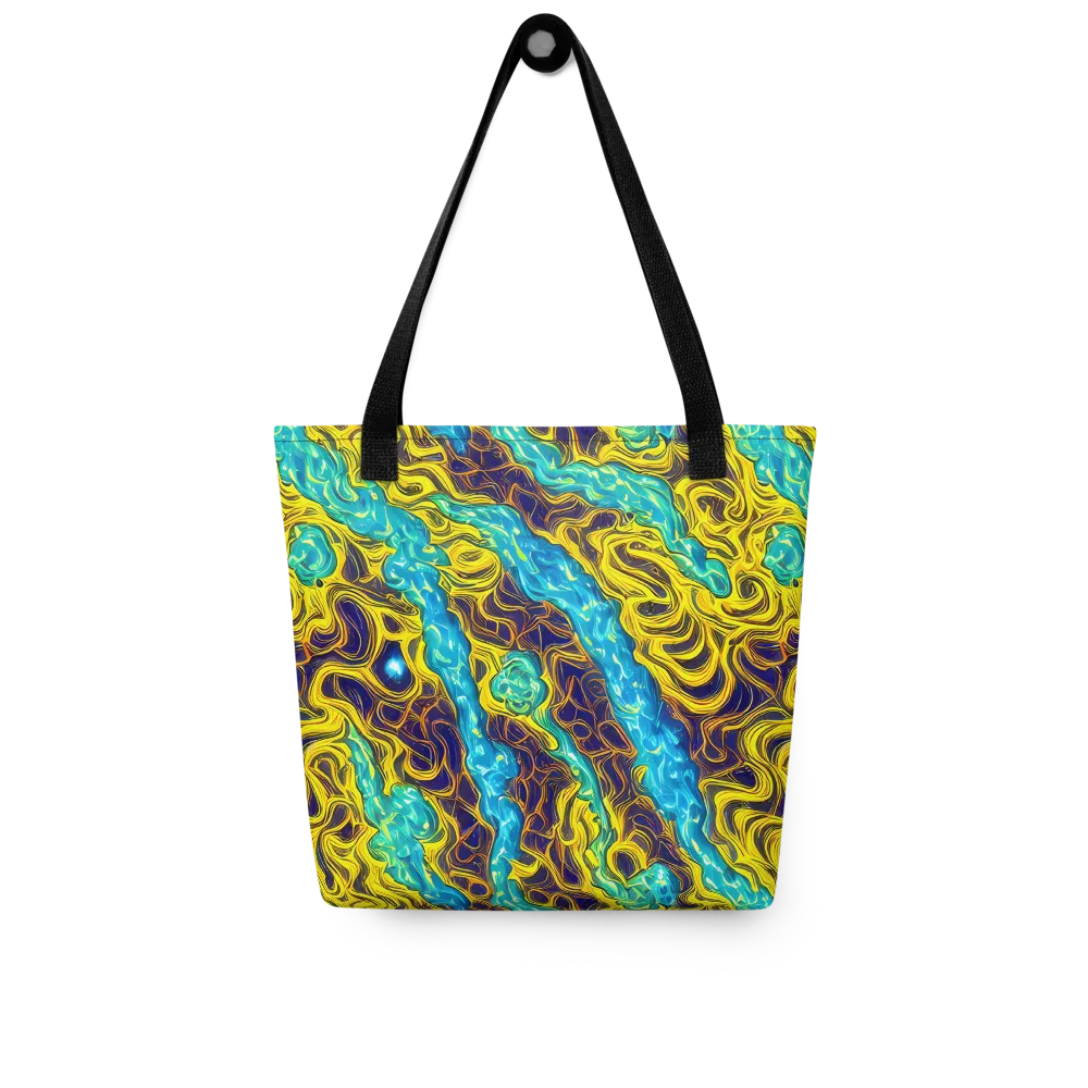 Liquid Gold Rush on Tote Bag — Front