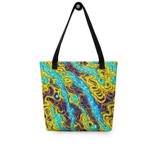 Liquid Gold Rush on a Tote Bag