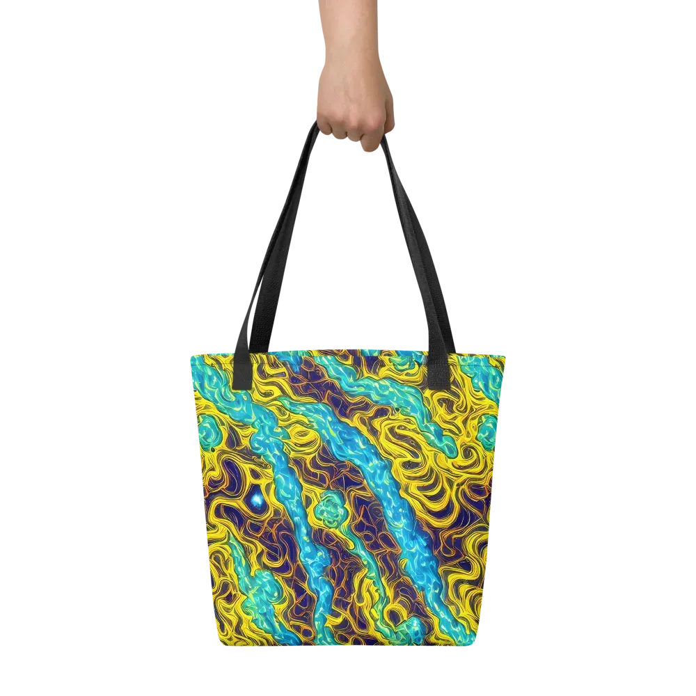 Liquid Gold Rush on Tote Bag — Front
