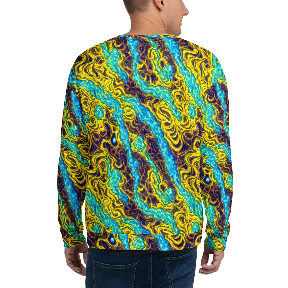 Liquid Gold Rush on Sweatshirt — Back