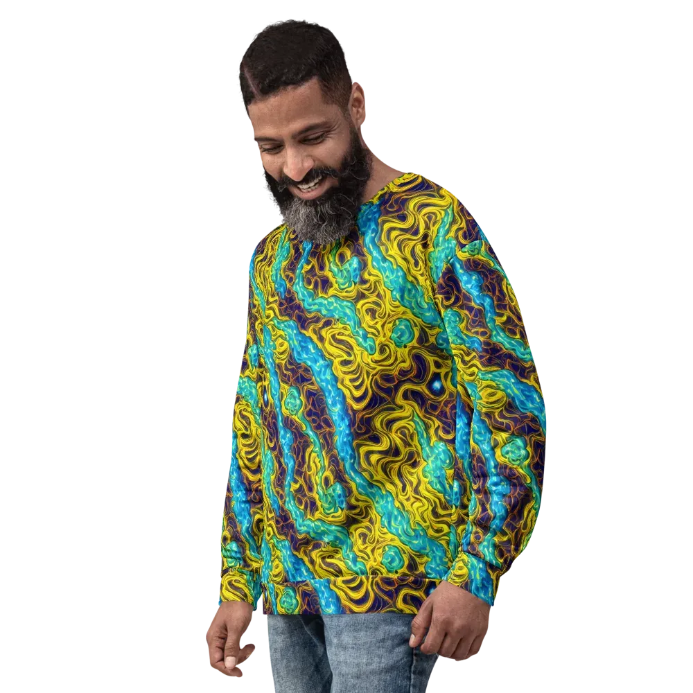 Liquid Gold Rush on Sweatshirt — Left Front