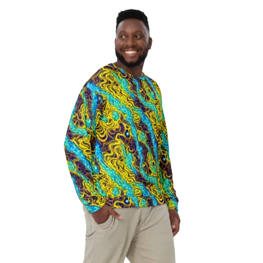 Liquid Gold Rush on a Sweatshirt