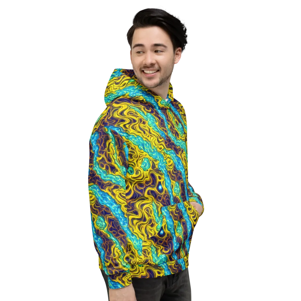 Liquid Gold Rush on Hoodie — Right