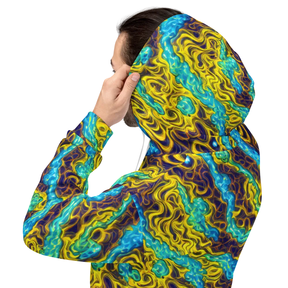 Liquid Gold Rush on Hoodie — Back
