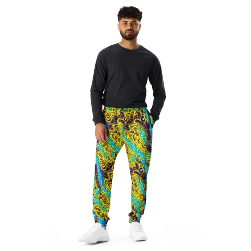 Liquid Gold Rush on a Men's Joggers