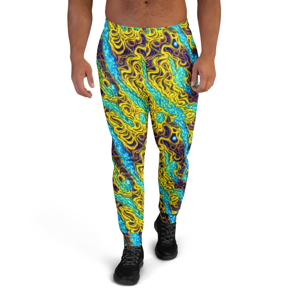 Liquid Gold Rush on Men's Joggers — Front