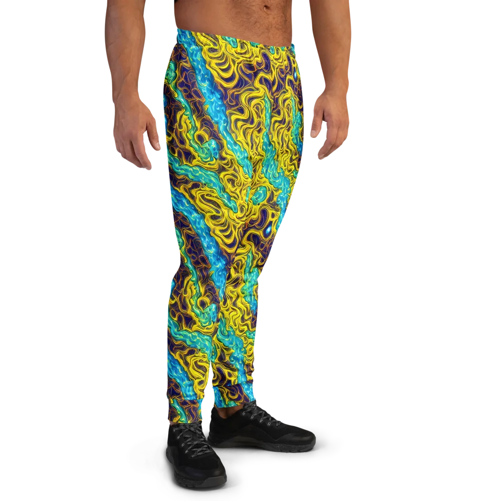 Liquid Gold Rush on Men's Joggers — Right