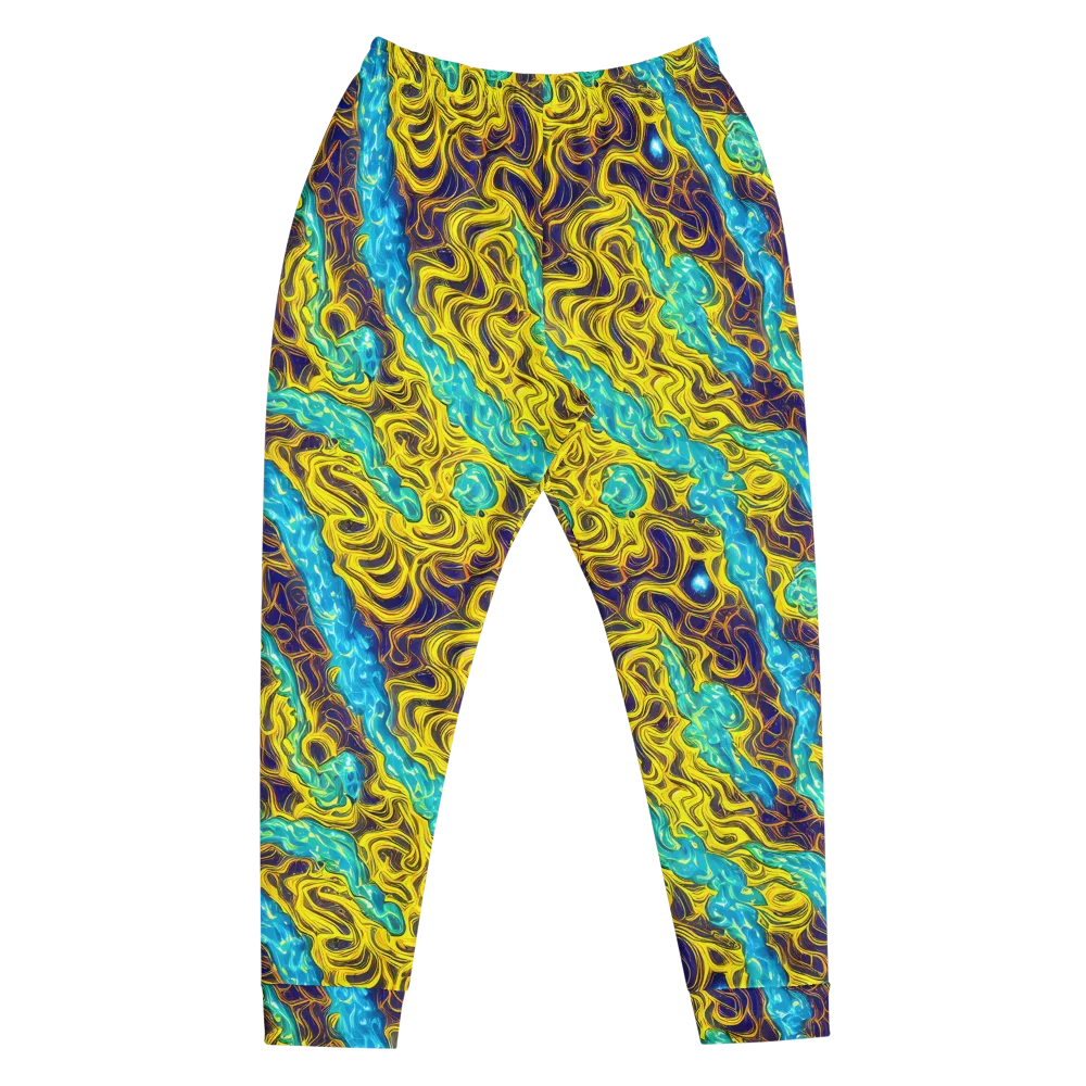 Liquid Gold Rush on Men's Joggers — Front