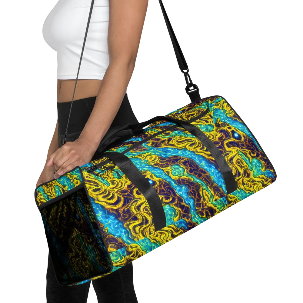 Liquid Gold Rush on Duffle Bag — Front