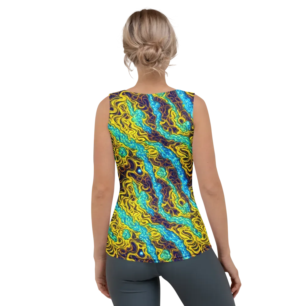 Liquid Gold Rush on Women's Tank Top — Back