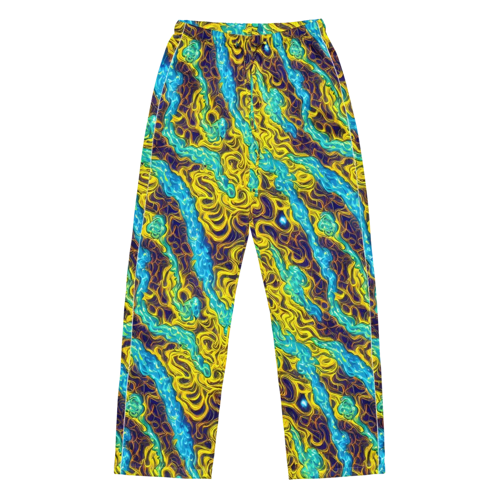 Liquid Gold Rush on Women's Pajama Pants — Front