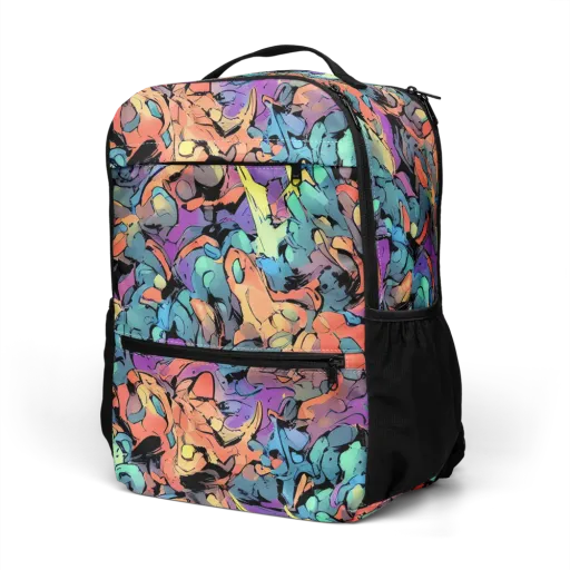 Prismatic Crush on a Utility Backpack