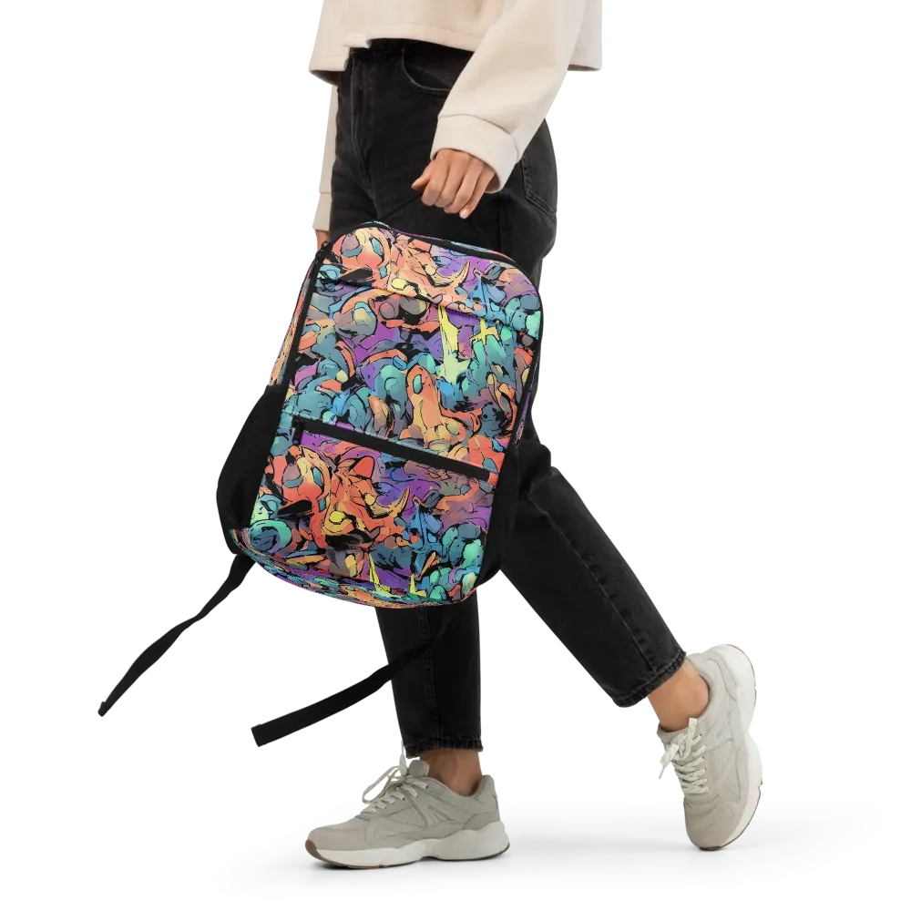 Prismatic Crush on Utility Backpack — Front