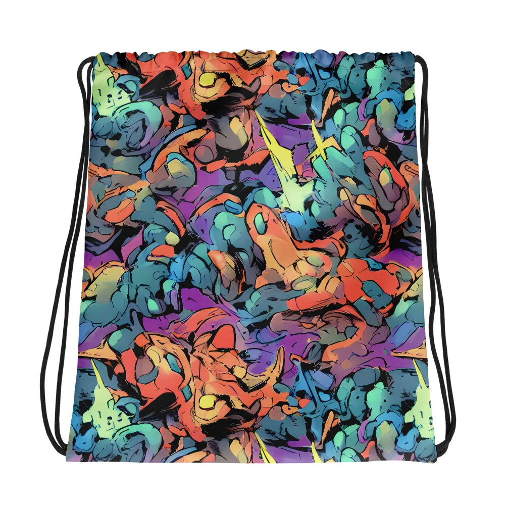Prismatic Crush on Drawstring Bag — Photo