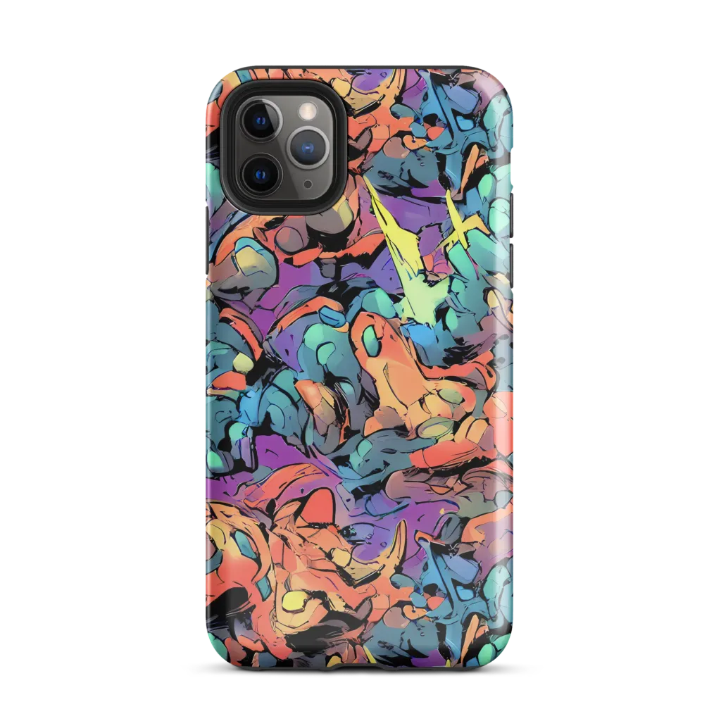 Prismatic Crush on Tough Case for iPhone® — Front