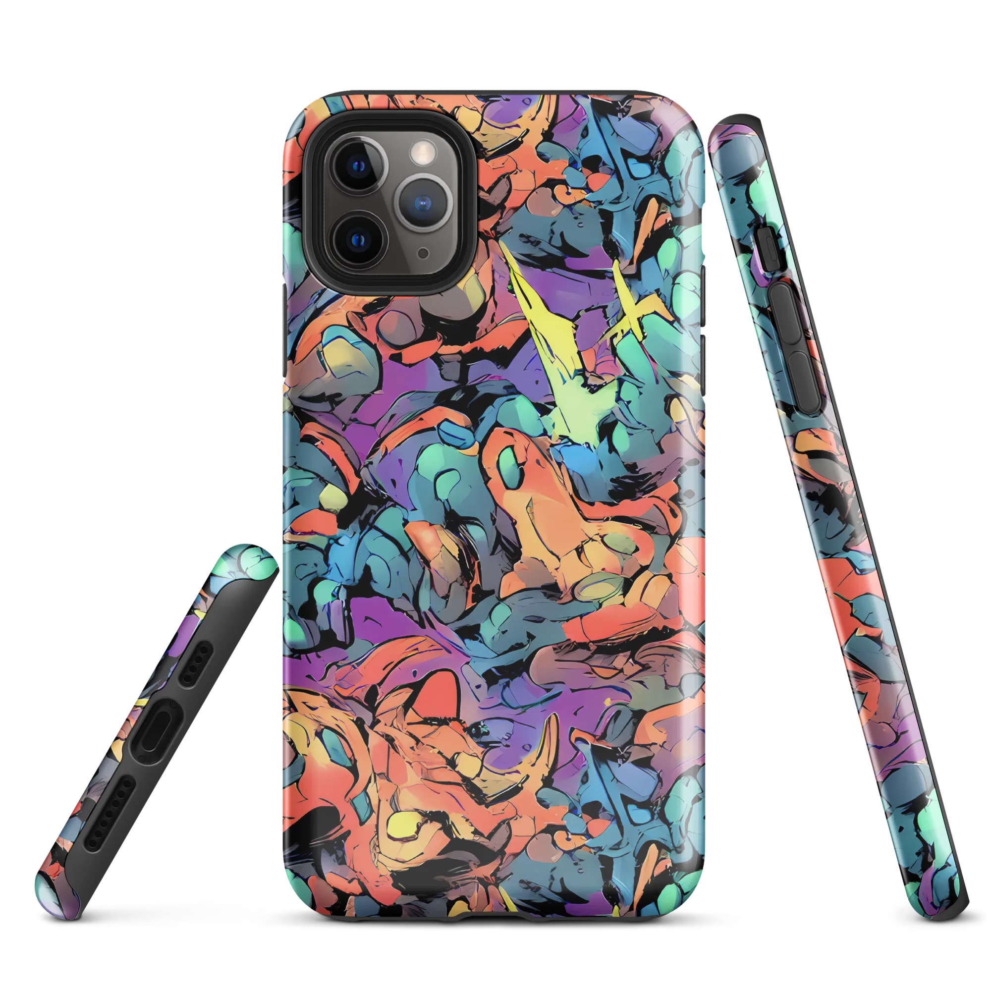 Prismatic Crush on Tough Case for iPhone® — Front