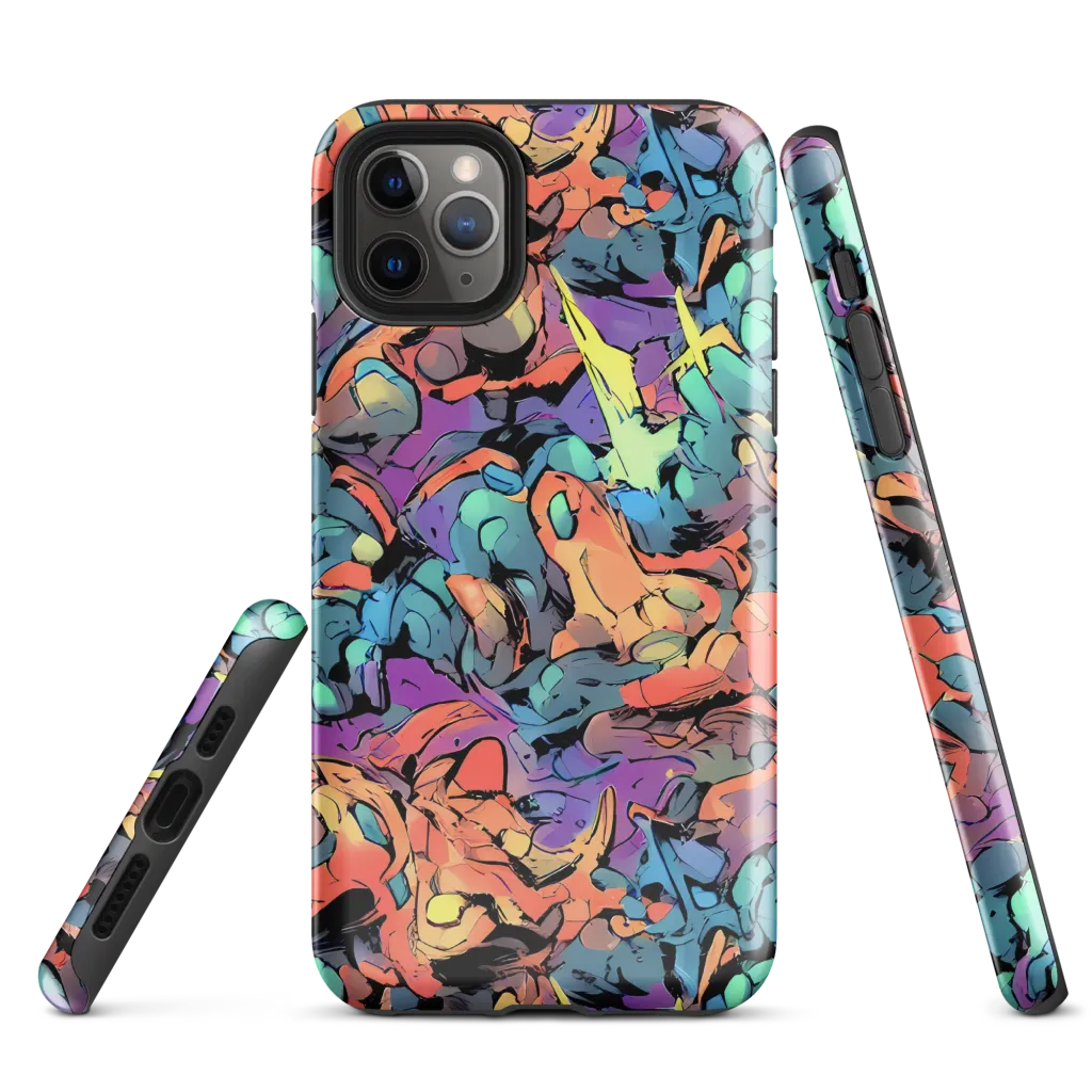 Prismatic Crush on Tough Case for iPhone® — Front