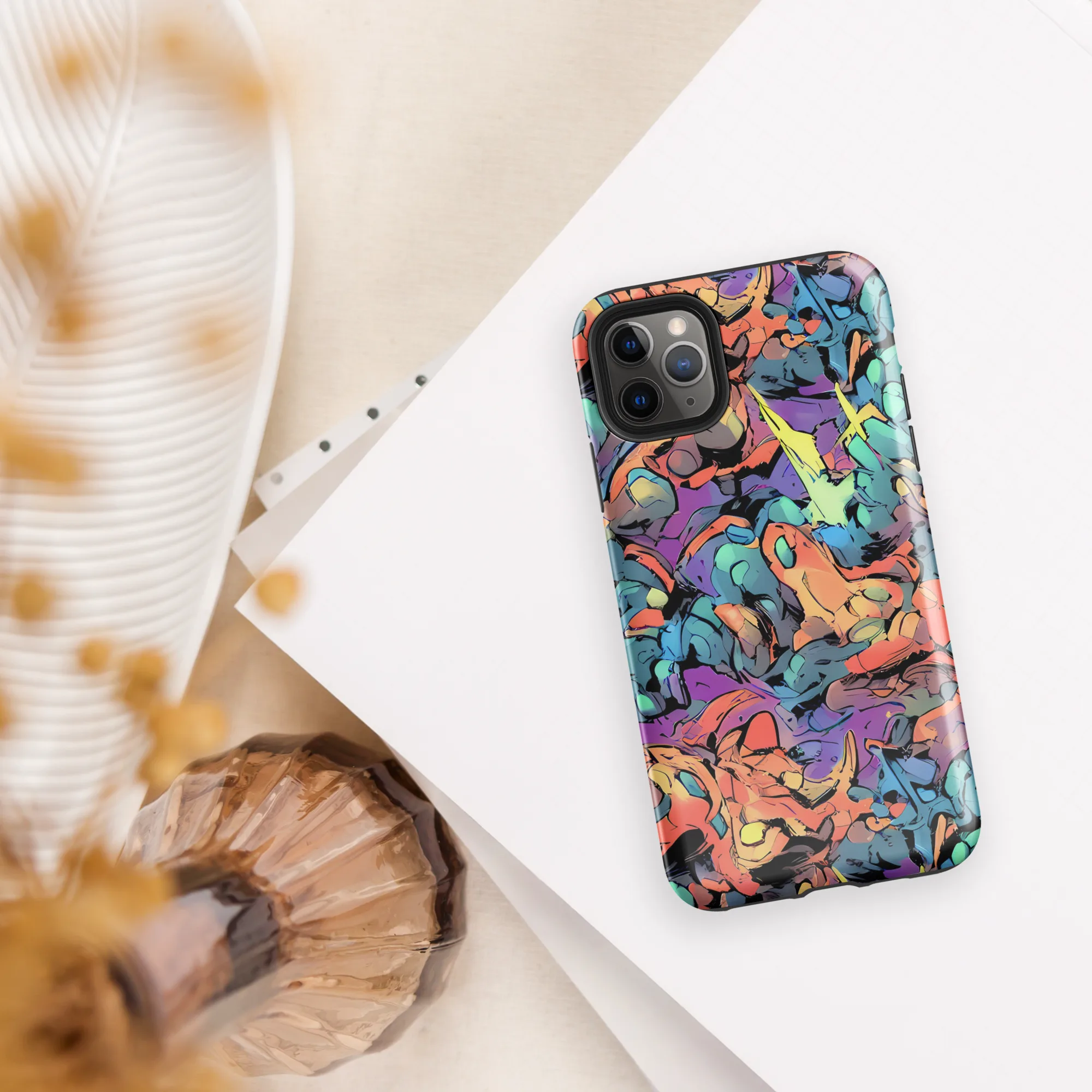 Prismatic Crush on Tough Case for iPhone® — Front