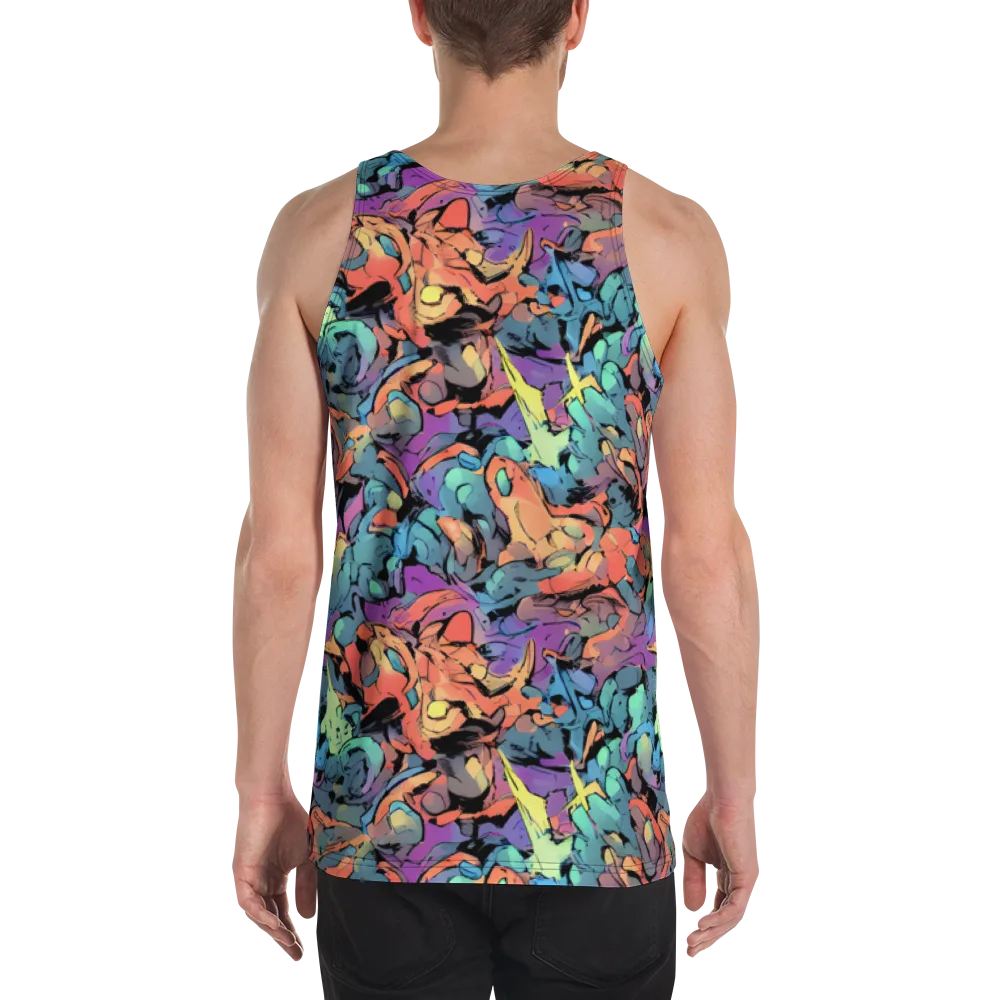Prismatic Crush on Men's Tank Top — Back
