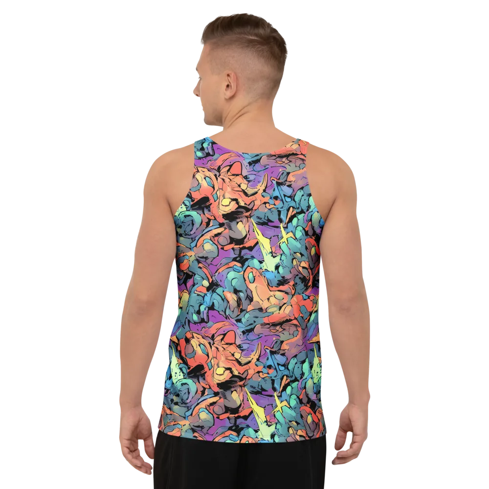 Prismatic Crush on Men's Tank Top — Back