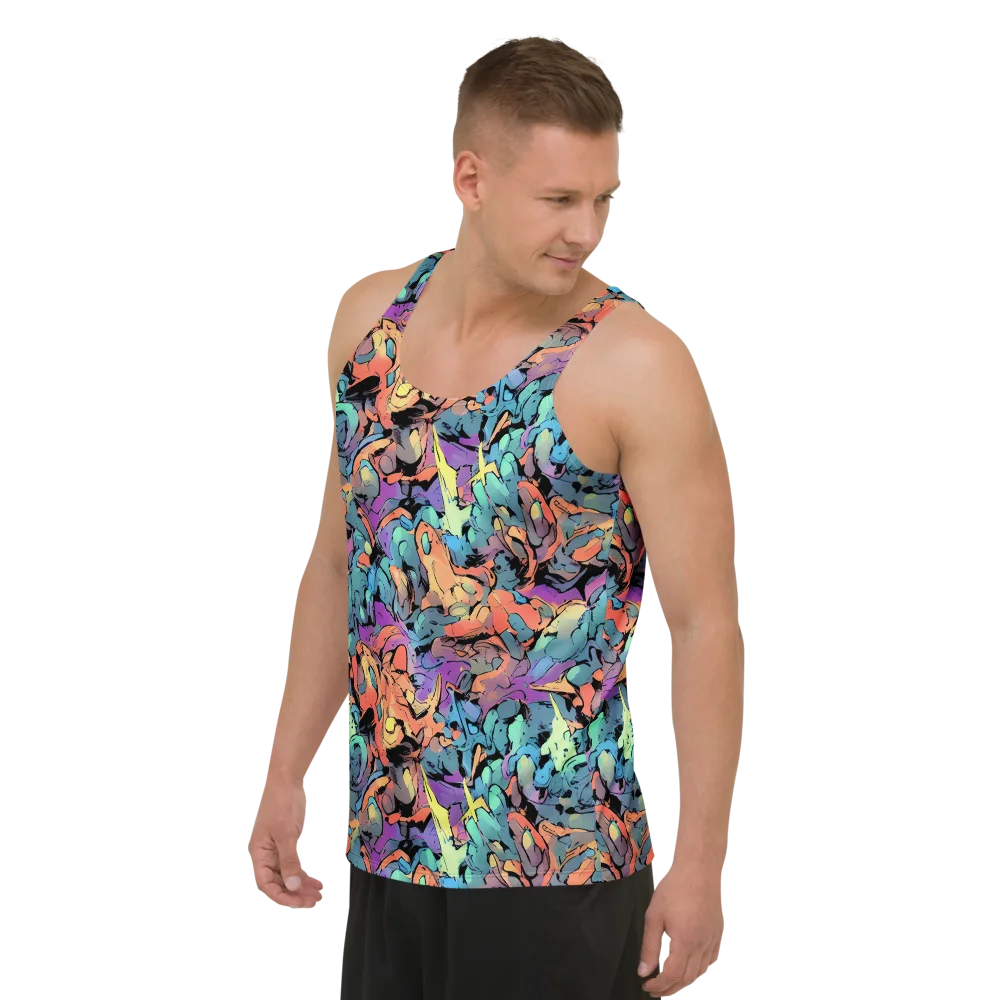 Prismatic Crush on Men's Tank Top — Left Front
