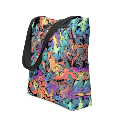 Prismatic Crush on a Tote Bag