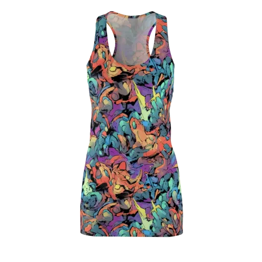 Prismatic Crush on a Racerback Dress