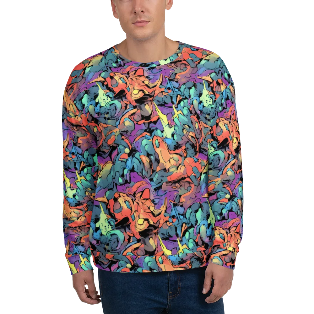 Prismatic Crush on Sweatshirt — Front
