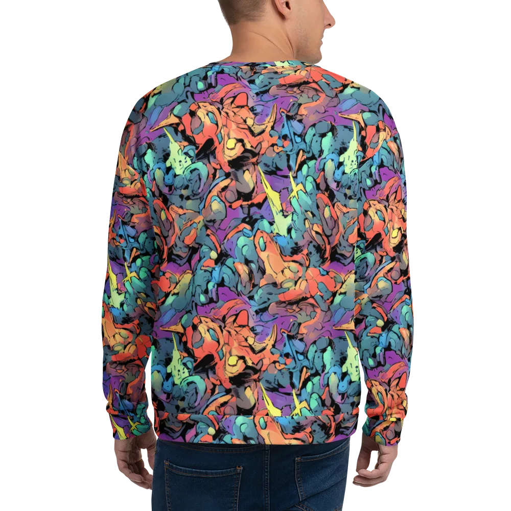 Prismatic Crush on Sweatshirt — Back