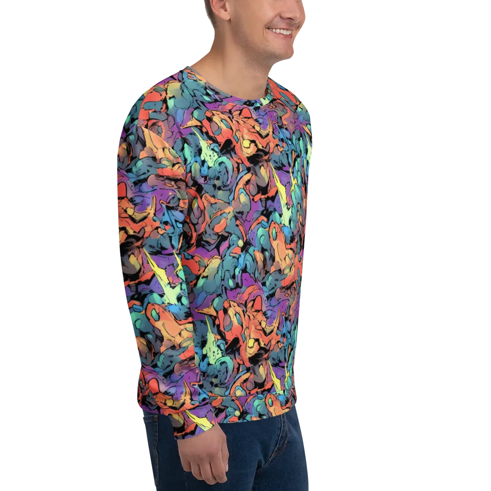 Prismatic Crush on Sweatshirt — Right Front