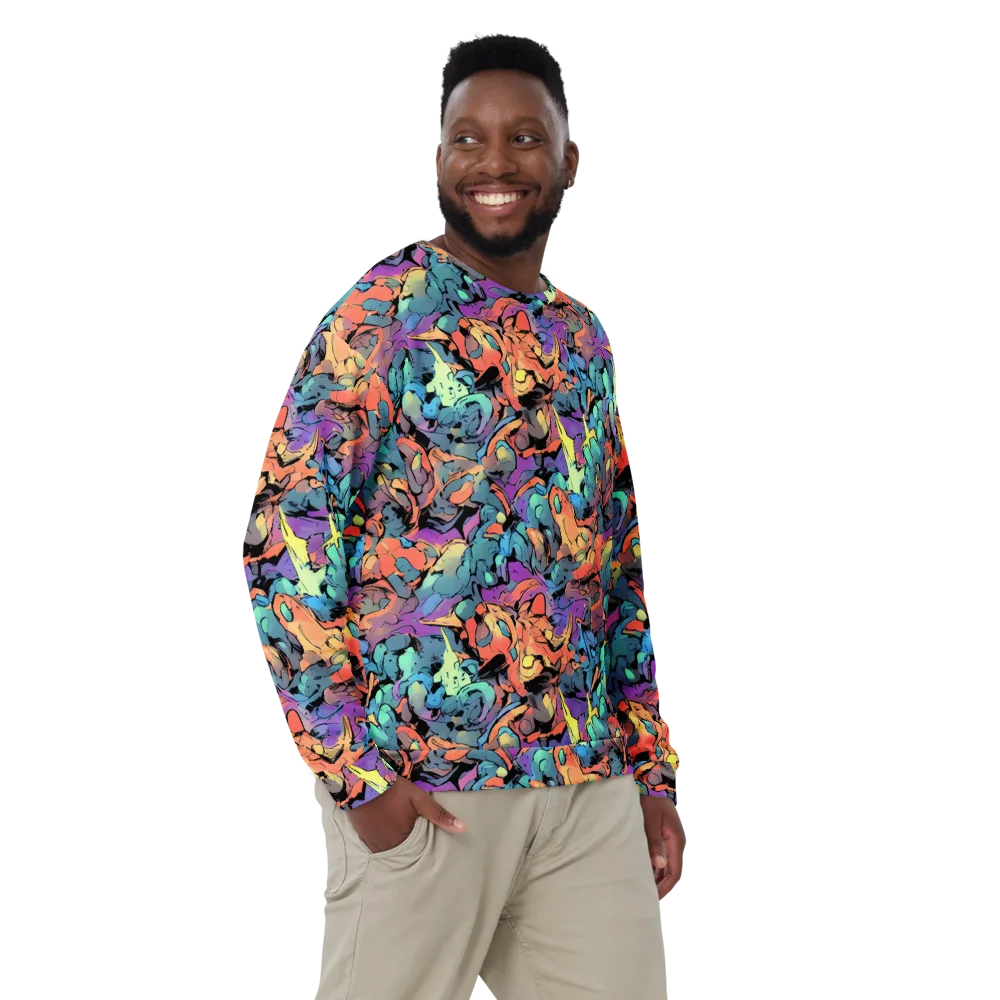 Prismatic Crush on Sweatshirt — Front