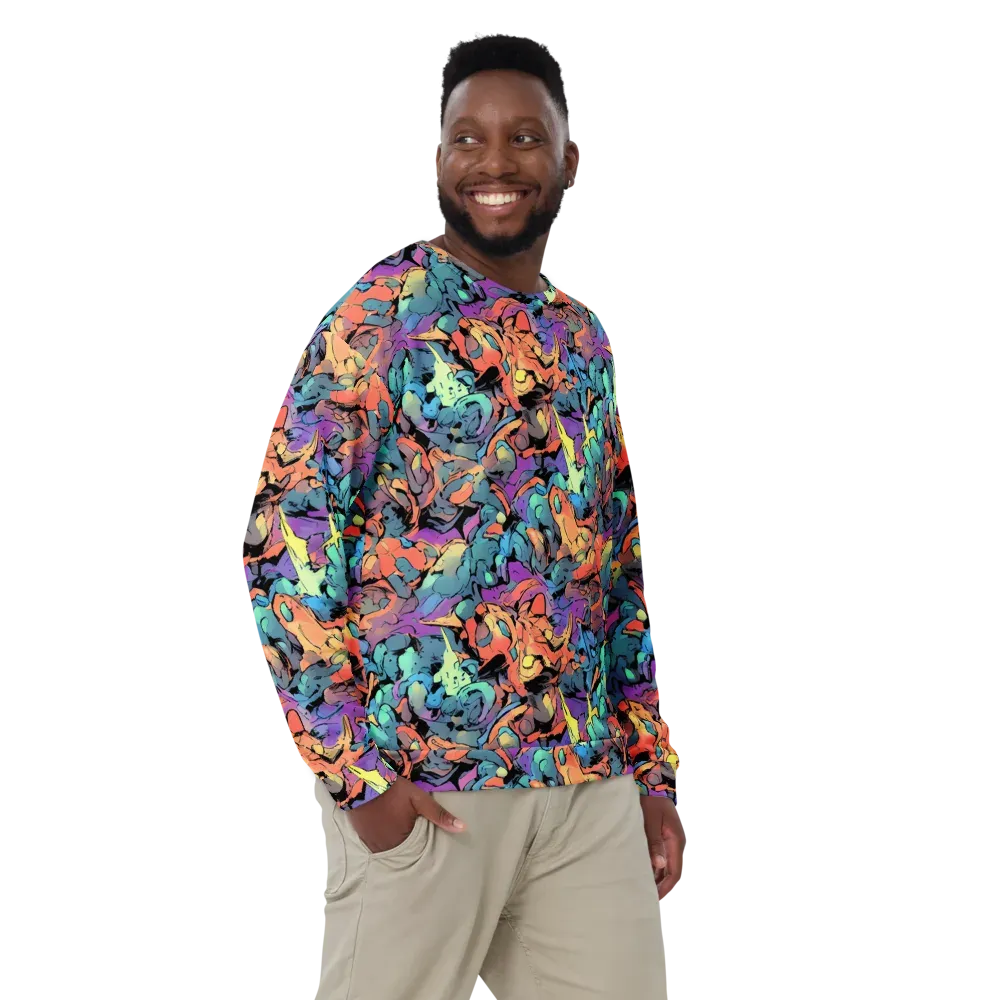 Prismatic Crush on Sweatshirt — Front