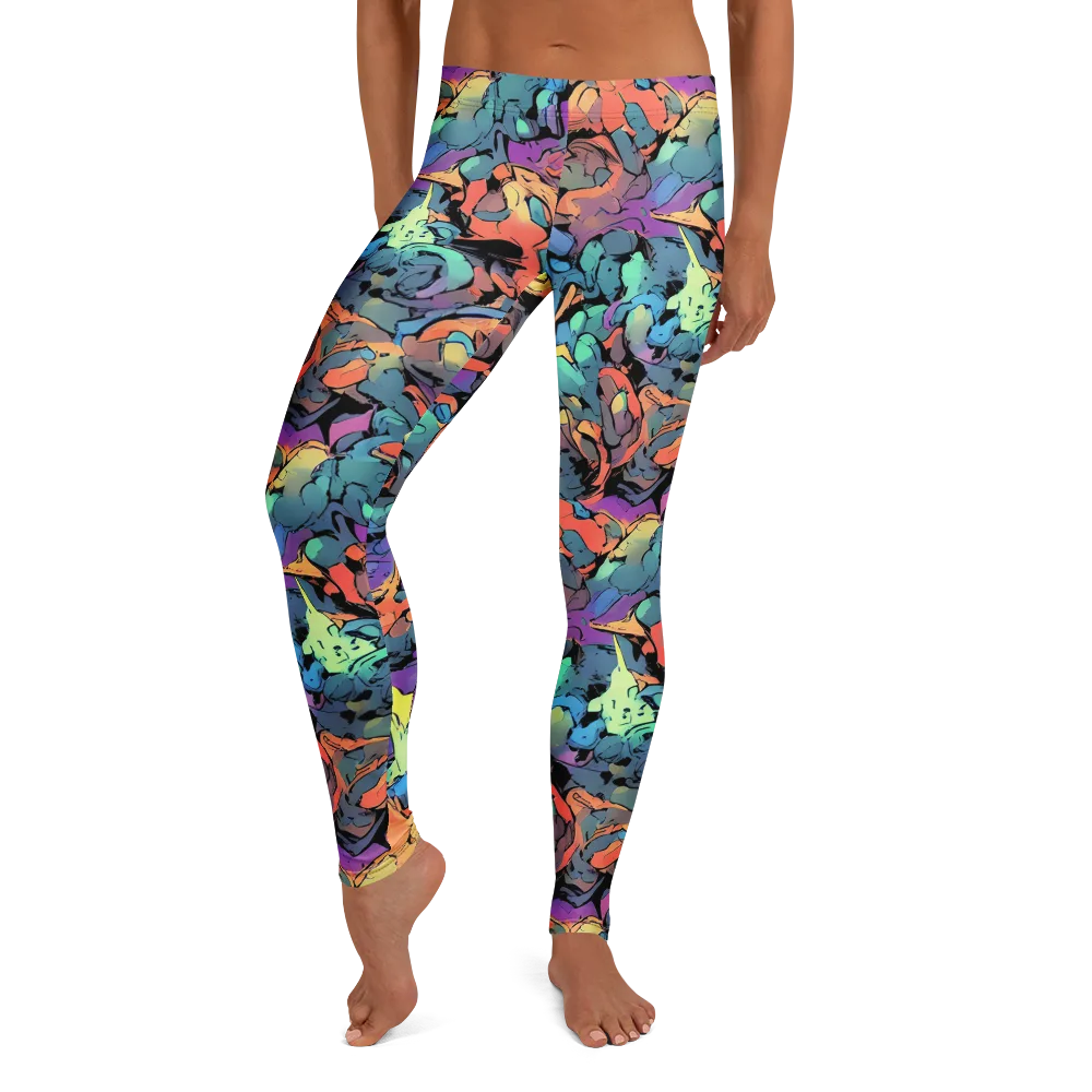 Prismatic Crush on Leggings — Front